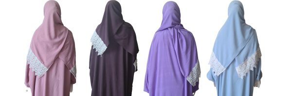 Black Fox Women's Muslim Prayer Dress Hijab Scarf Islamic Abaya Dress One-Piece Dress ملابس صلاة للنساء - Image 3